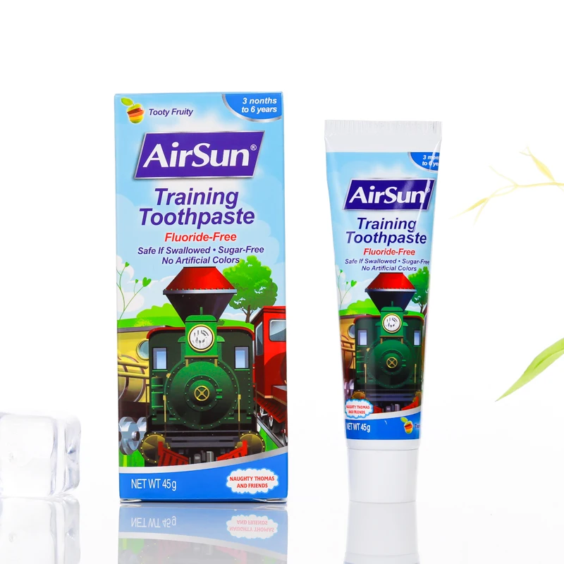 AirSun  fluoride free strawberry Children Toothpaste