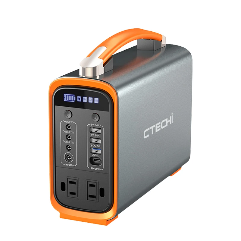 Высокая емкость переменного тока 110 В 120 220 DC12V 5 выход для кемпинга портативная солнечная электростанция генератор