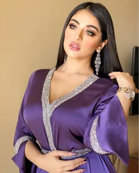 2022 Latest Embroidery Design dubai kaftan caftan Eid islamic clothing women girl muslim abaya