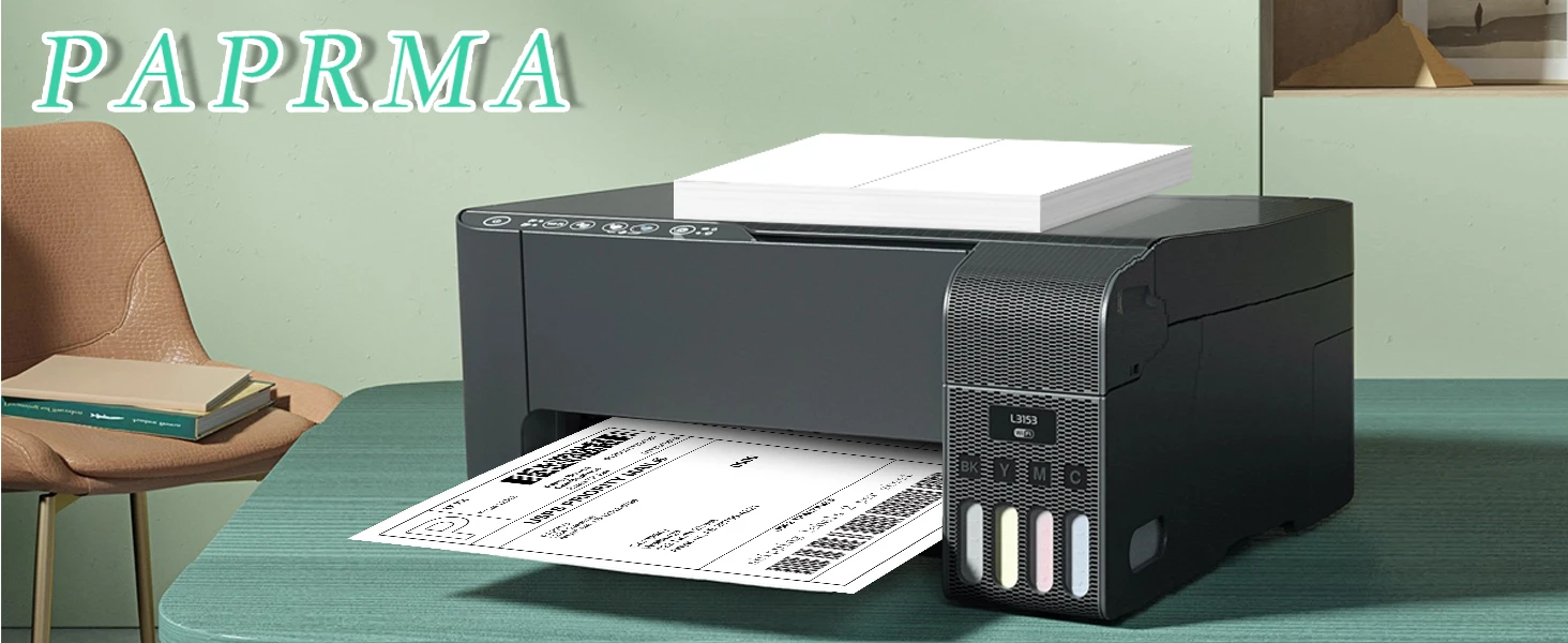 Wholesale Printing Paper Office Adhesive A4 Sticker Sheets Shipping Mailing Label Compatible with Laser and Inkjet Printer