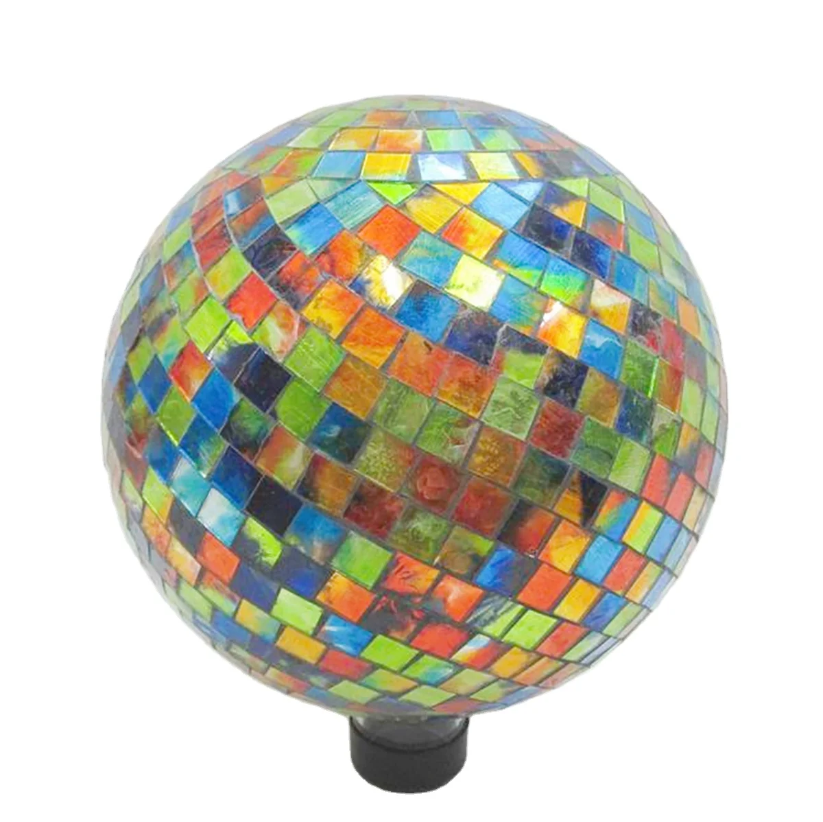 25cm Large Mosaic Glass  Ball Outdoor For Garden Decoration