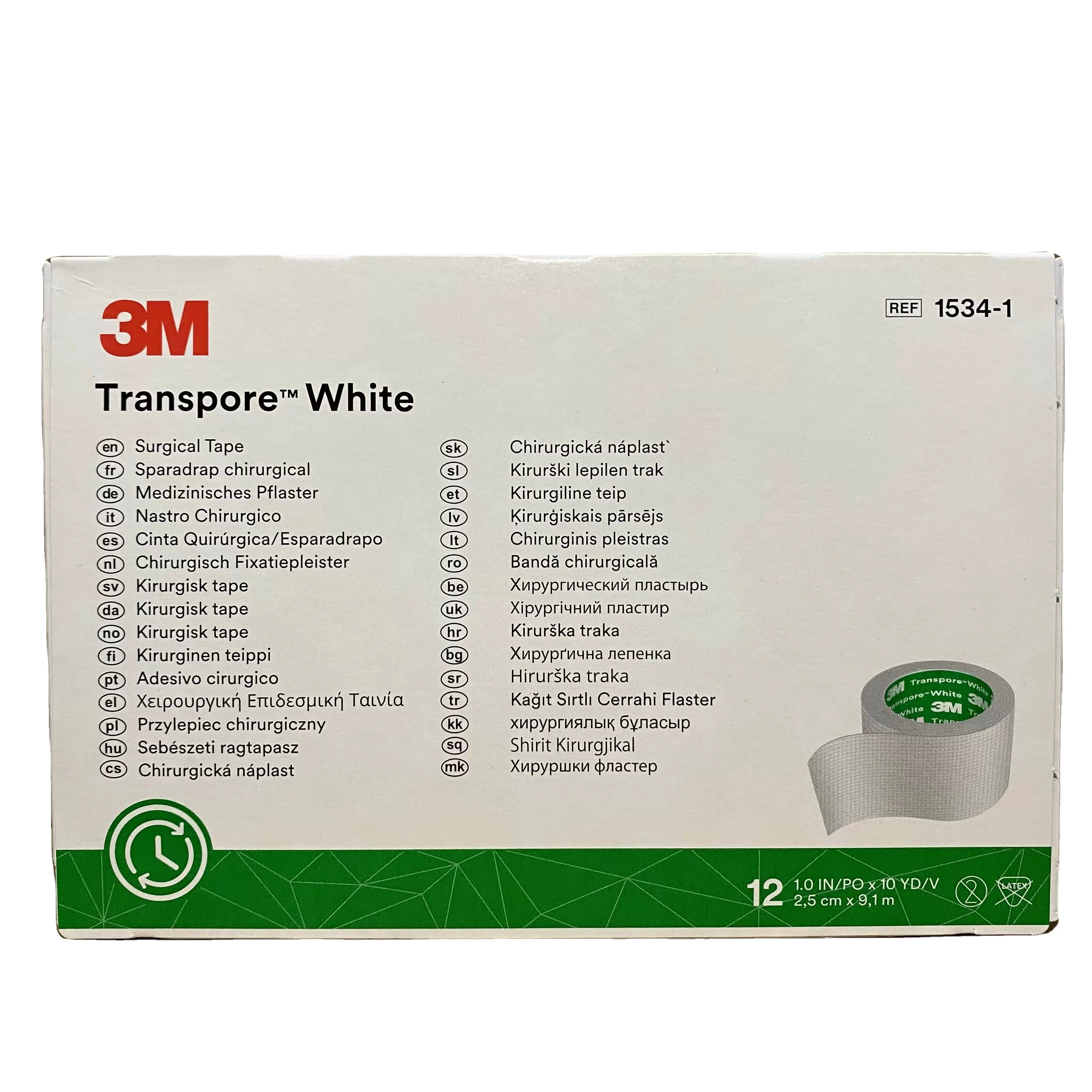 3M medical tape is easy to tear, breathable, and low allergenic for fixing wounds in infants and children. Adhesive tape 1534