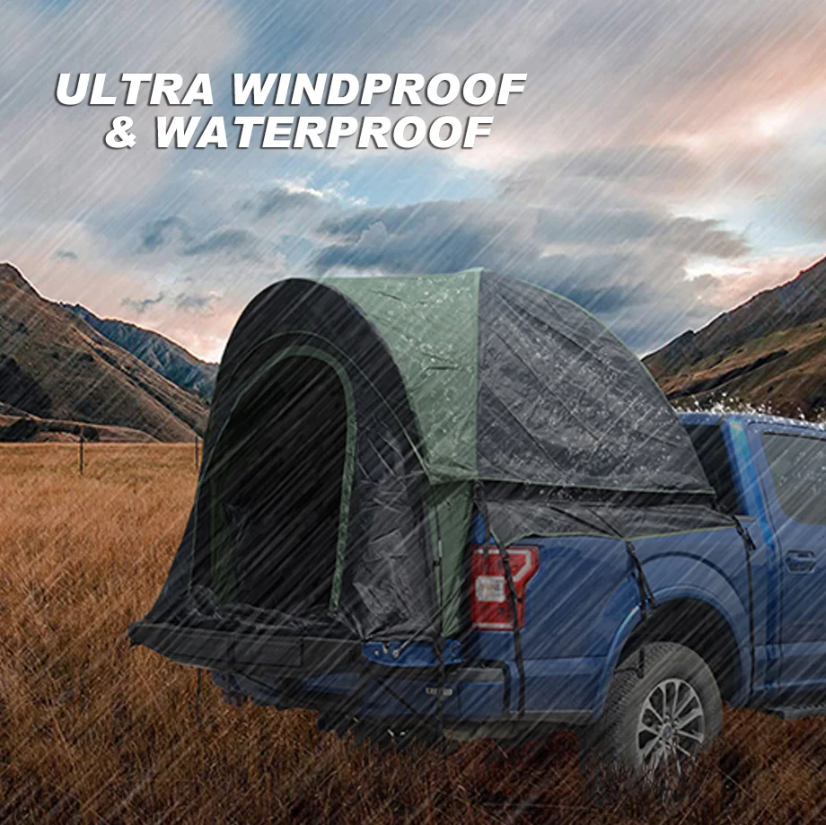 Green Pickup tent roof tent marqueet tenda waterproof carpas car rear awning camping supplies folding custom foldable