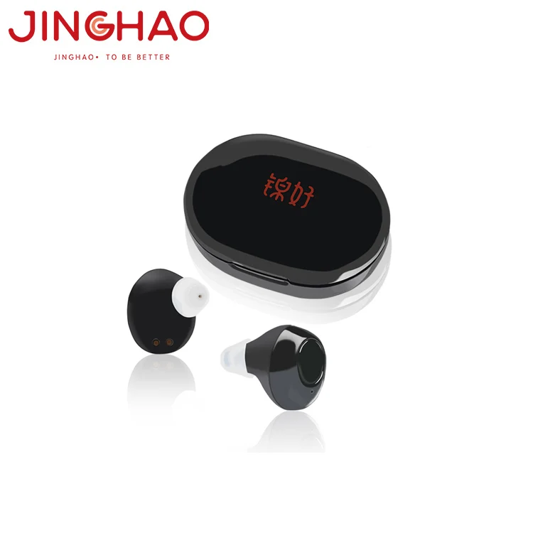 Лучший продавец JINGHAO усилитель звука уха миниатюрный перезаряжаемый слуховой аппарат