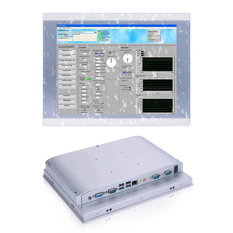 12.1 Inch Touch Screen Ture Flat Embedded J1900 Cpu All In One Industrial Panel Pc Window//Linux Resistance Tablets Computer