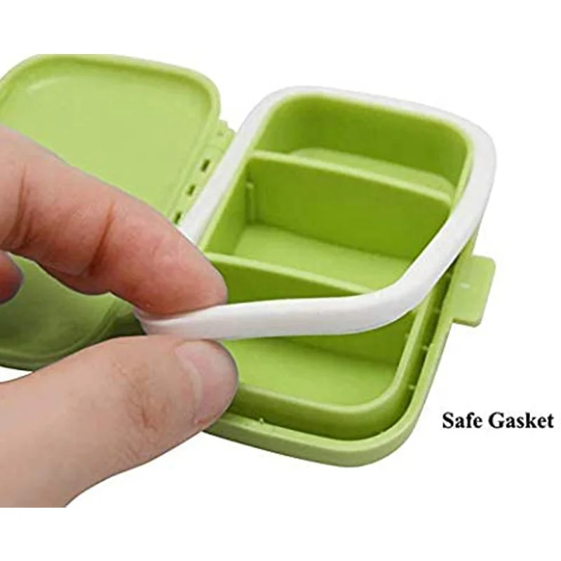 
Wholesale mini moistureproof 3 Removable Compartments Pill Box Organizer Medicine Travel Pill Case for Pocket or Purse Daily 