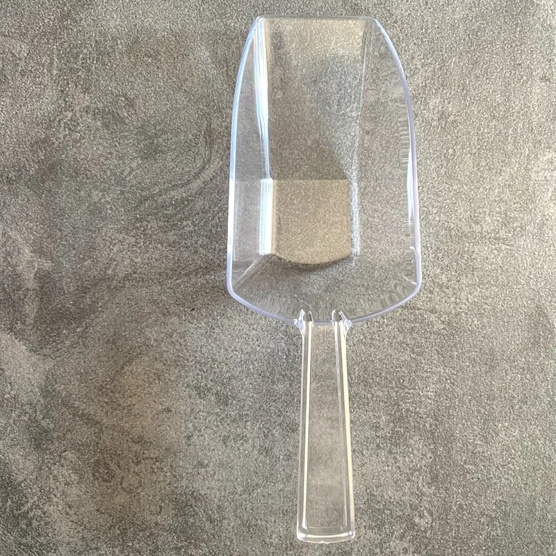IC-2152 Kitchen Bar Party Wedding Ice Bath Food Candy Sugar Multi-purpose 40Z Clear Plastic Kitchen Scoop