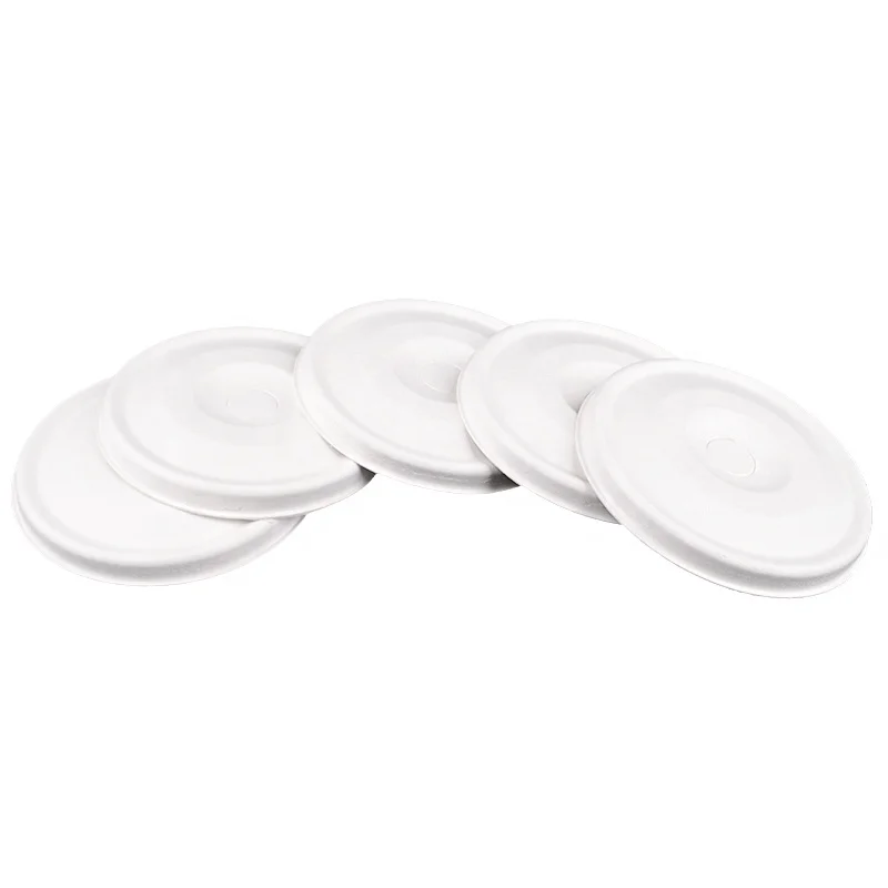 100% биоразлагаемая одноразовая Целлюлоза из багассы для кофе, капучино, sip-Крышка для сахарного тростника, одноразовая бумажная кофейная чашка