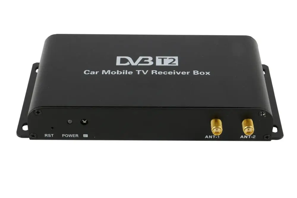 Dvb-t2 Автомобильный высокоскоростной мобильный цифровой ТВ-тюнер dvb t2 h.264 спутниковый ТВ-приемник 4 тюнер
