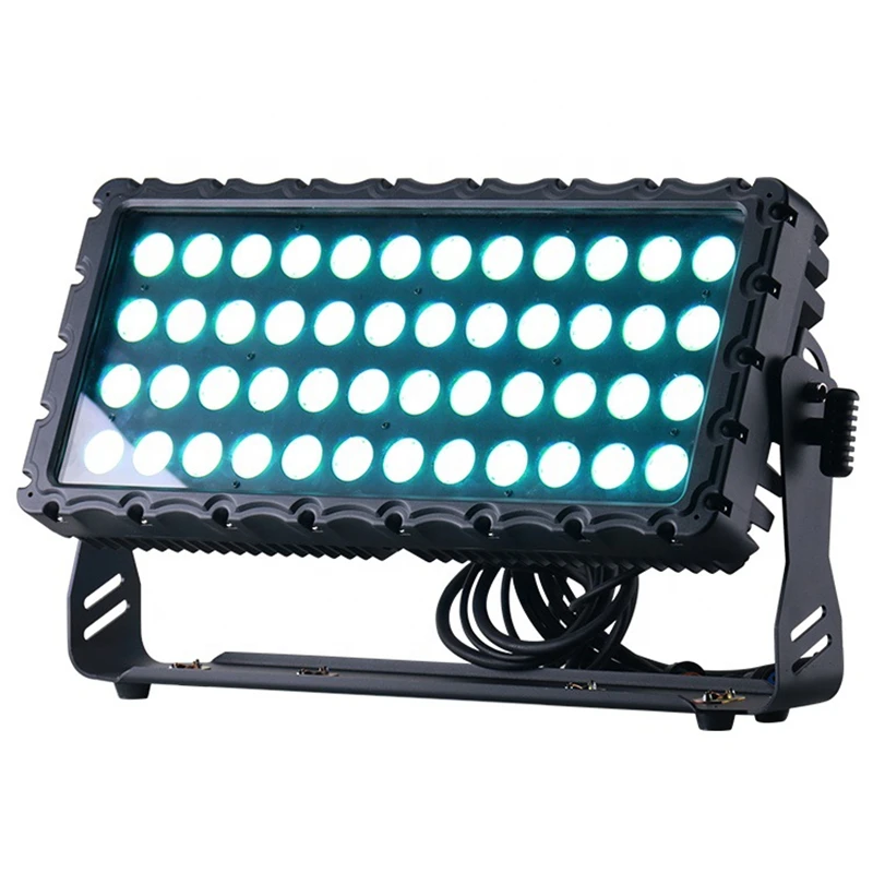 48*10W 48x10w Outdoor IP65 Waterproof 4in1 Rgbw Led Flood Light City Color Light Washer Lights For Building