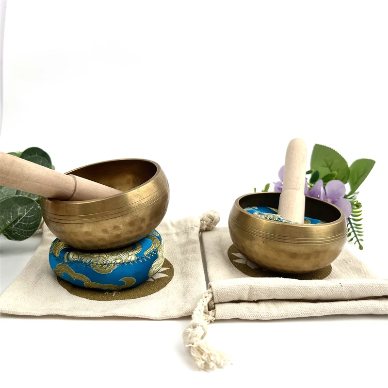 Wholesale High Quality Sets Nepal Buddhist Singing Bowl Healing For Meditation And Yoga