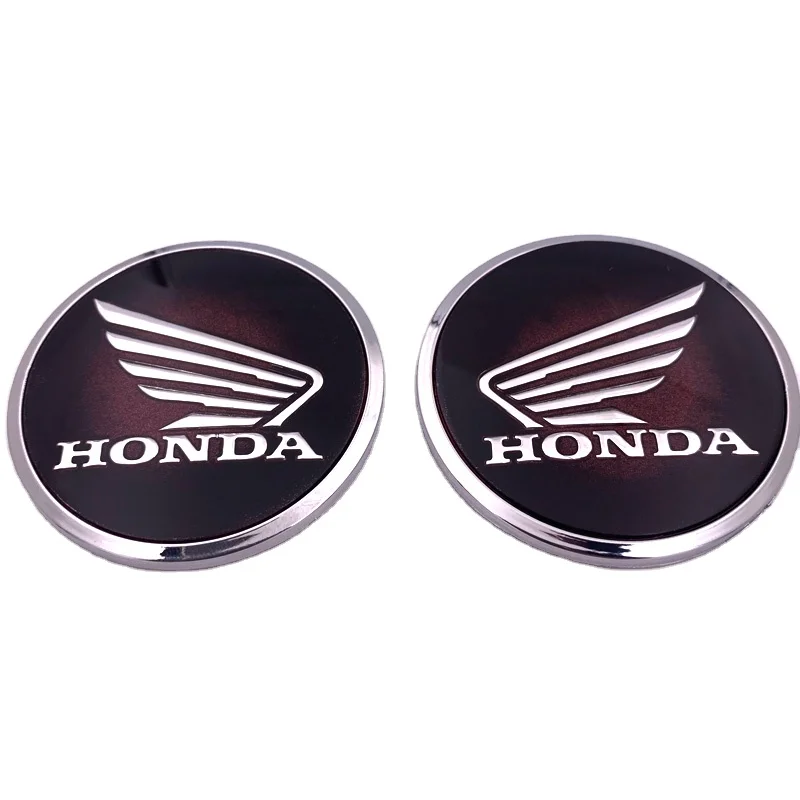 Acrylic round wings logo design for honda motorcycle emblem
