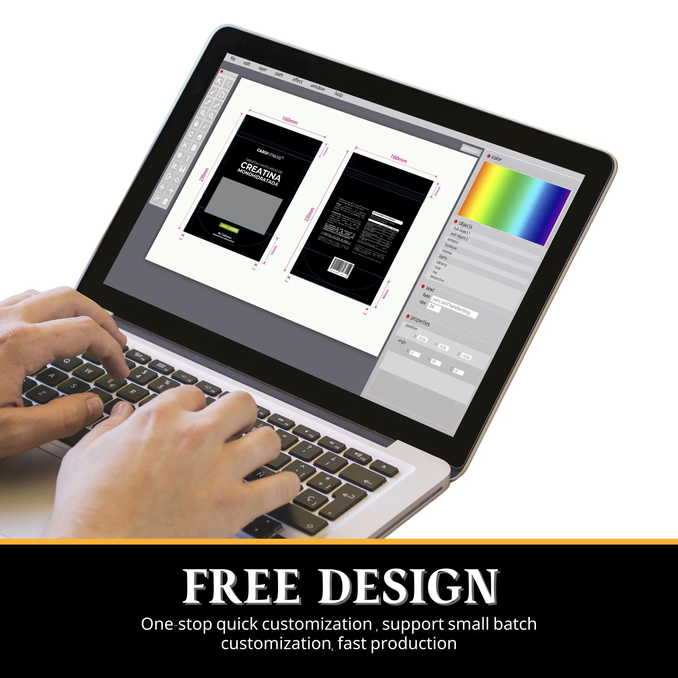 Custom Printing Whey Protein Herb Powder Smell Proof Ziplock Mylar Food Storage Packaging Bags Aluminum Foil Stand Up Pouch Bag