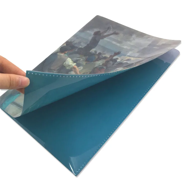 Custom Logo Design Print Personalize Business School A4 Presentation Document Paper Files Folders with 2 Pockets