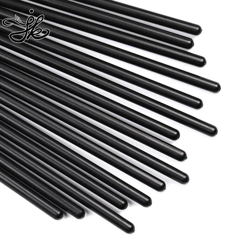 Nylon Liner Custom Logo Wand Applicator Tip Gel Elbowed Lip Disposable Eyeliner Brush