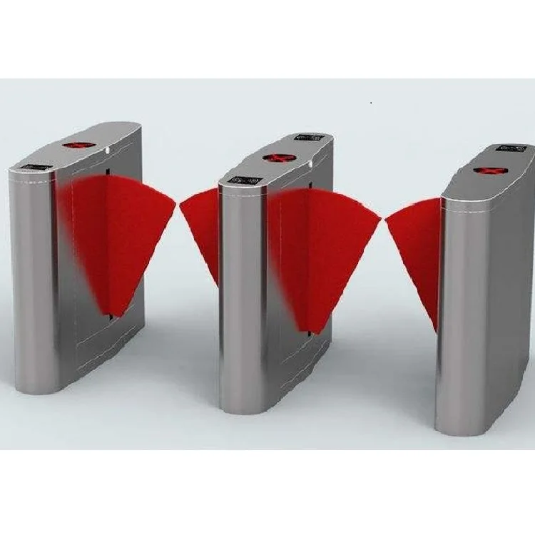 Professional Manufacturer High Security Face Identification System Automatic Access Control Flap Barrier Gate For Apartment
