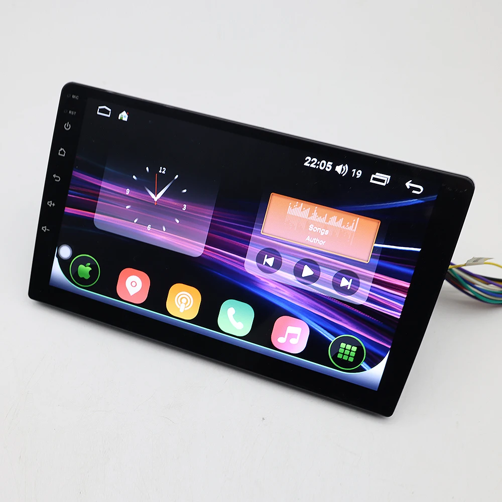 Wholesale double din car stereo mp5 android car dvd player with carplay gps camera 2 din android