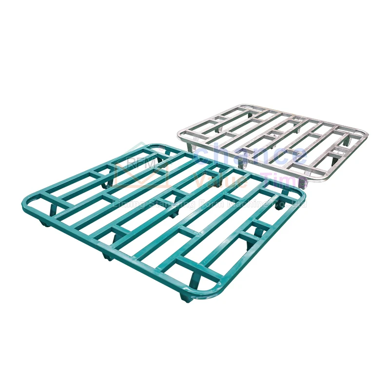 Wholesale customized 48x48 four-way new high quality  Stack Steel Pallet for logistic turnover