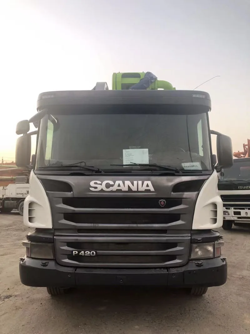 Low Price Used Construction Machinery Zoomlion Concrete Boom Pump Truck 56 Meter Concrete Pumping Machine For Sale