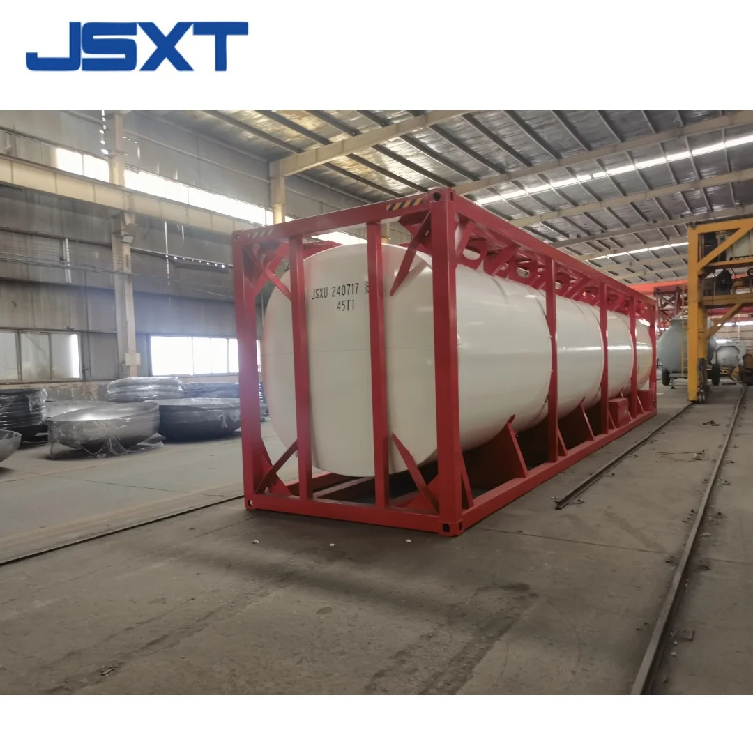40FT Stainless Steel Water Transport Tank Container 50cbm Shipping Container