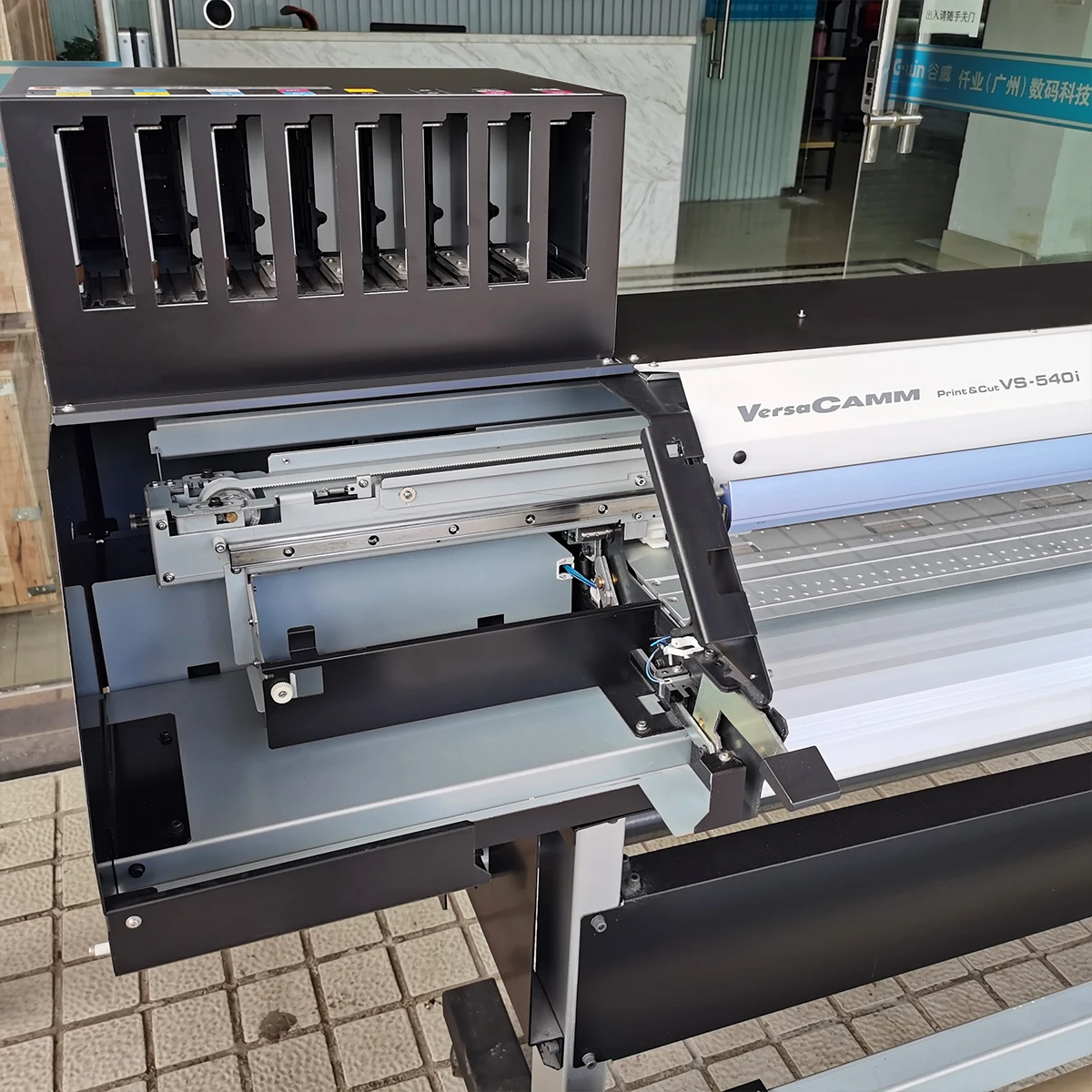 Used Roland printing and cutting printer vs540i large format eco solvent inkjet plotter have good condition