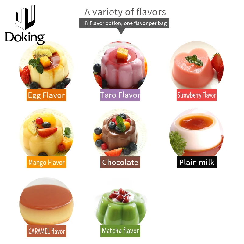 Doking hot product Organic Quality Lychee Black Tea chinese jelly pudding powders jelly powder
