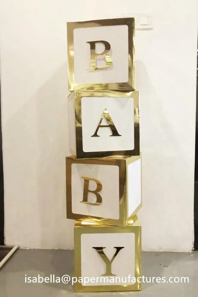  Baby Shower коробки Свадебная вечеринка аксессуары (4 шт. прозрачные воздушные шары Декор чехол с толстовка принтом 
