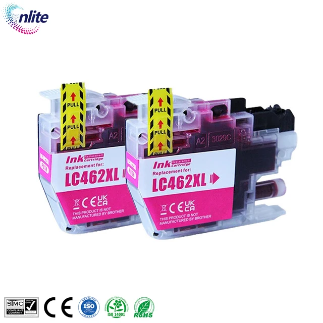 Compatible lc462xl 462xl lc462 ink cartridge for brother j2340dw mfcj3940dw mfcj3540 printer
