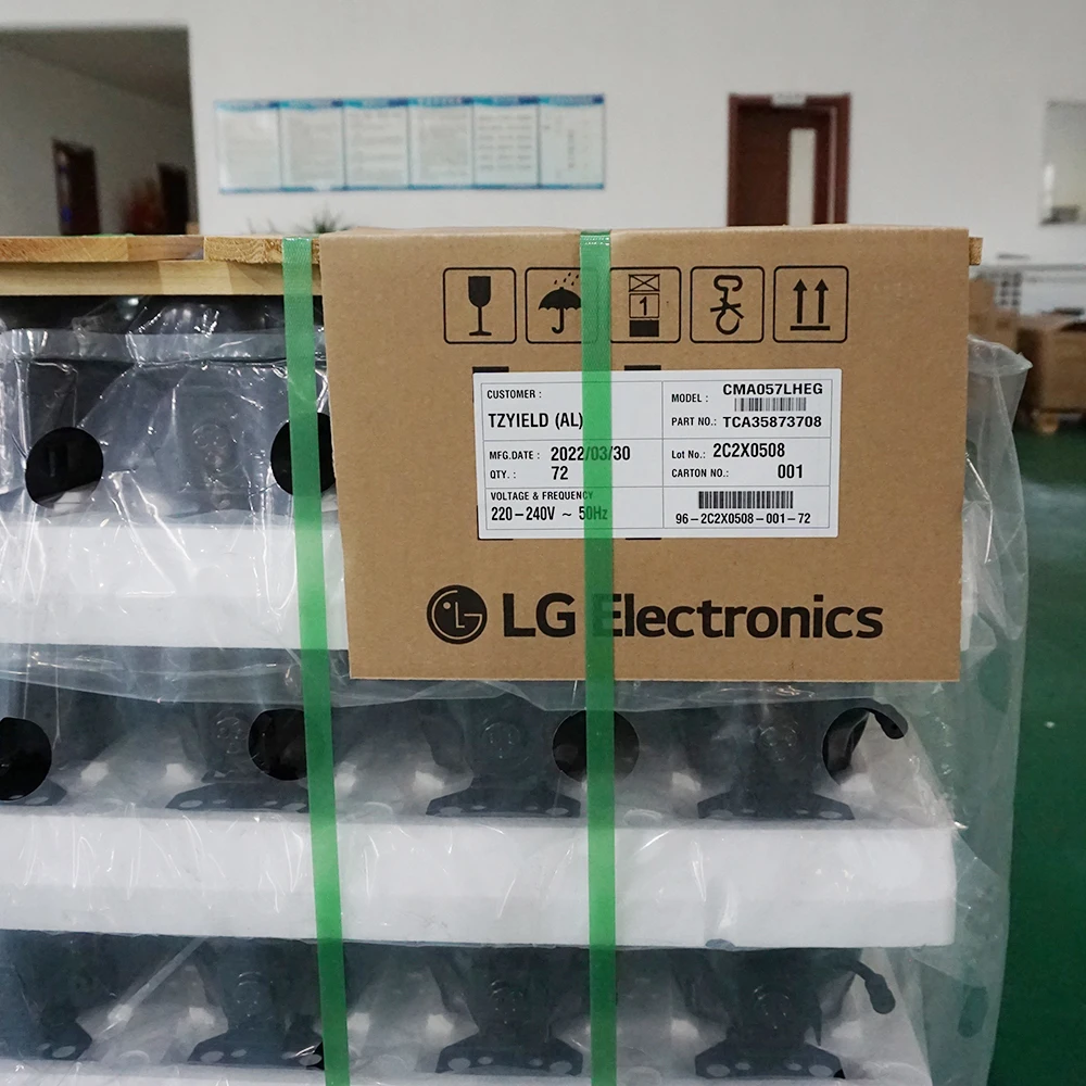LG China Factory Wholes Price 1/8HP 1/6HP 1/5HP 1/4HP Original New Freezer Compressor