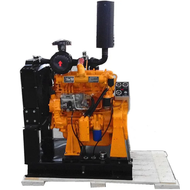 4 cylinder machinery engines 56kw 76hp 60kw 82hp water cooling diesel engine with clutch and pulley belt