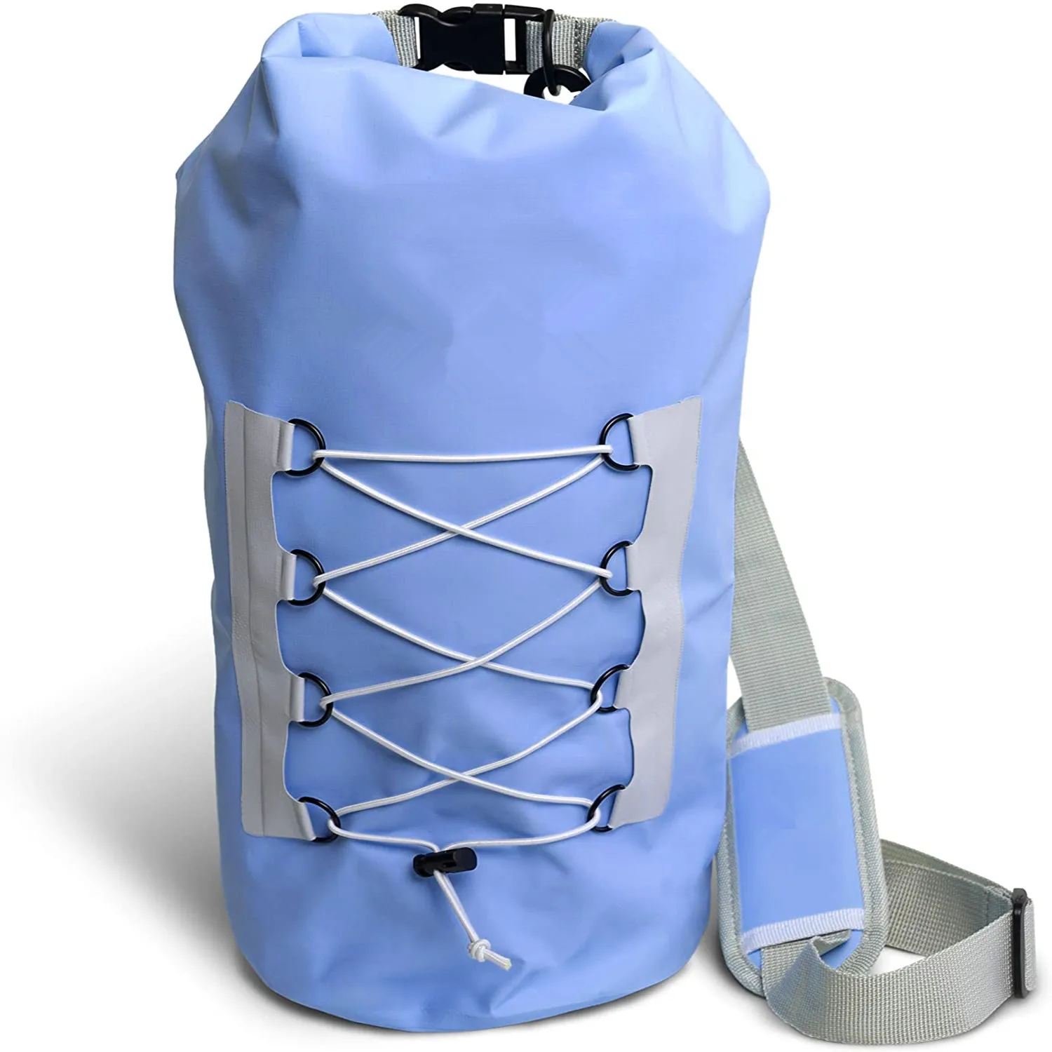 Waterproof Dry Bag Durable for Camping Beach Hiking Lakes Backpacking River Rafting Paddle Boarding Fishing Diving with Grey ACC