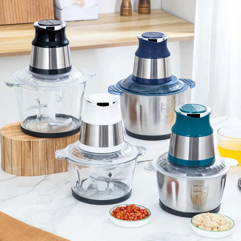 3l 2l chopper high kitchen multifunctional quality mini electric food commercial hamburger, meat grinder/