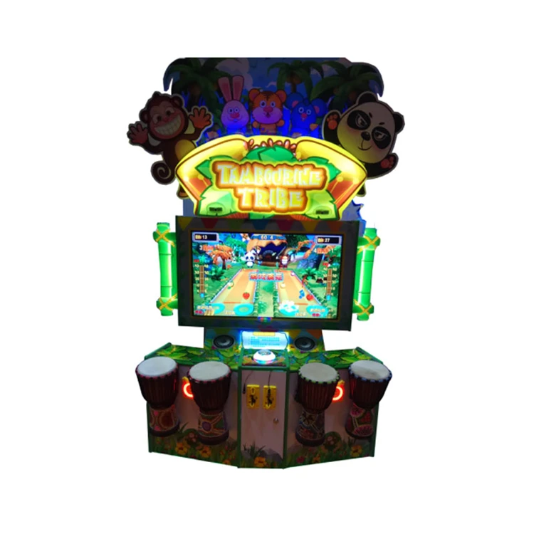 Монетная аркадная ручная барабанная игровая музыкальная видео игровая машина для продажи