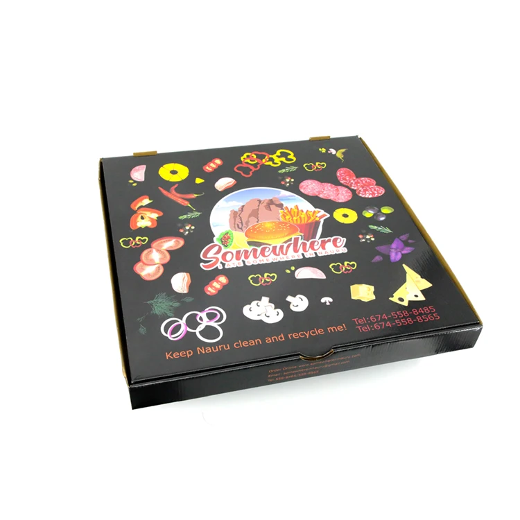 Free Design Custom Logo Design Pizza boxes 16x16 28x28 30x30 32x32cm