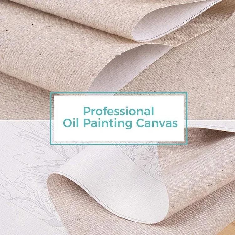 DIY Mysterious Deer Oil Painting Funny Framed Painting by Numbers Kit for Home Decor or Gift