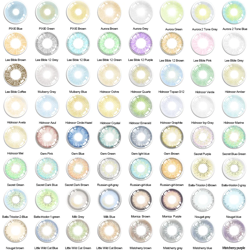 Prescription Contact Lenses For Eyes Myopia yearly one Pair Colored Lenses Soft Dioptric Eye Contacts