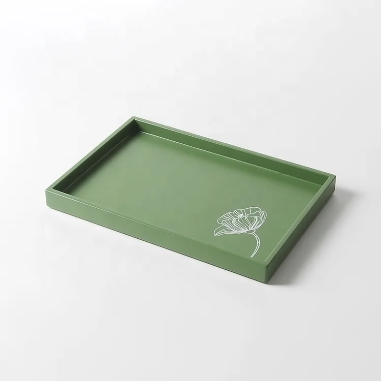 Factory directly offer Wholesale factory offer acrylic serving tray with handle