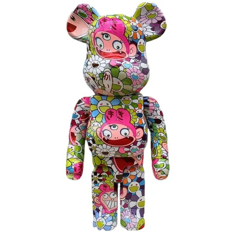 2 Colour 28cm 400% Tide Brand Bearbrick Takash DOB Doraemon ABS Action Figure With Boxed