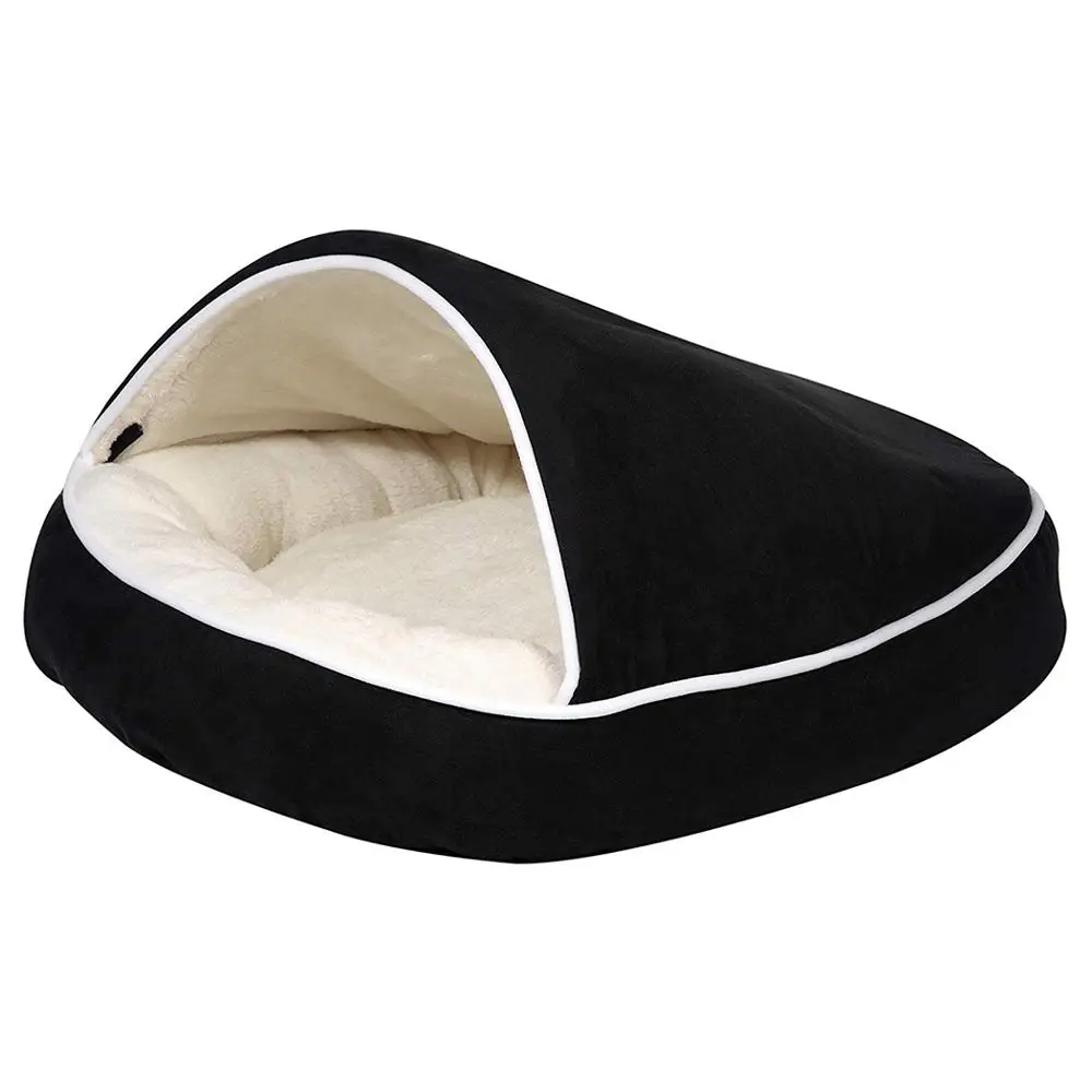 
Comfortable Pet Lounge Dog Cave Bed Soft Snuggle Sleeping Beds For Puppies Kittens 