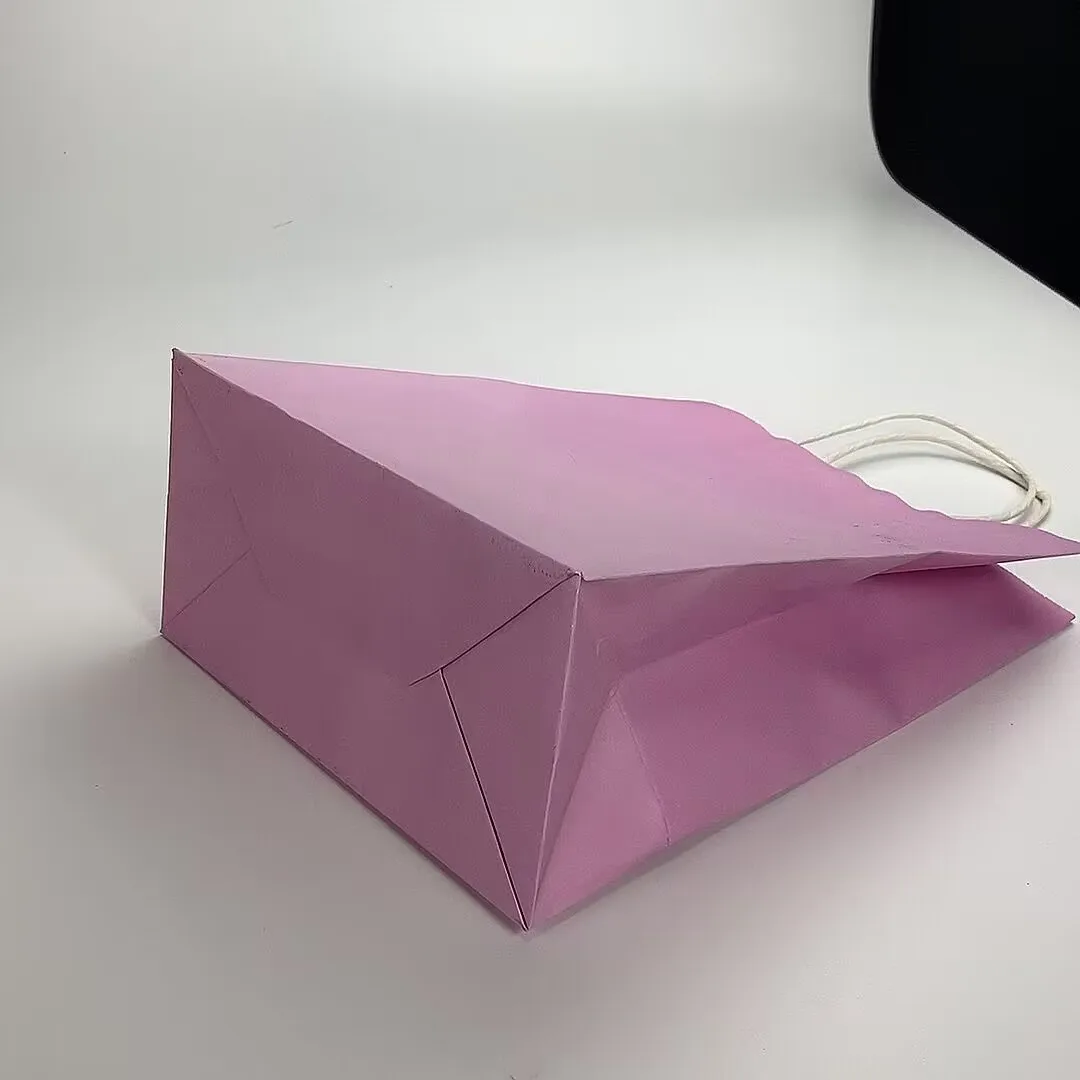 Custom Logo Paper Bags Print Printed Paper Bags with your logo Shopping Packaging