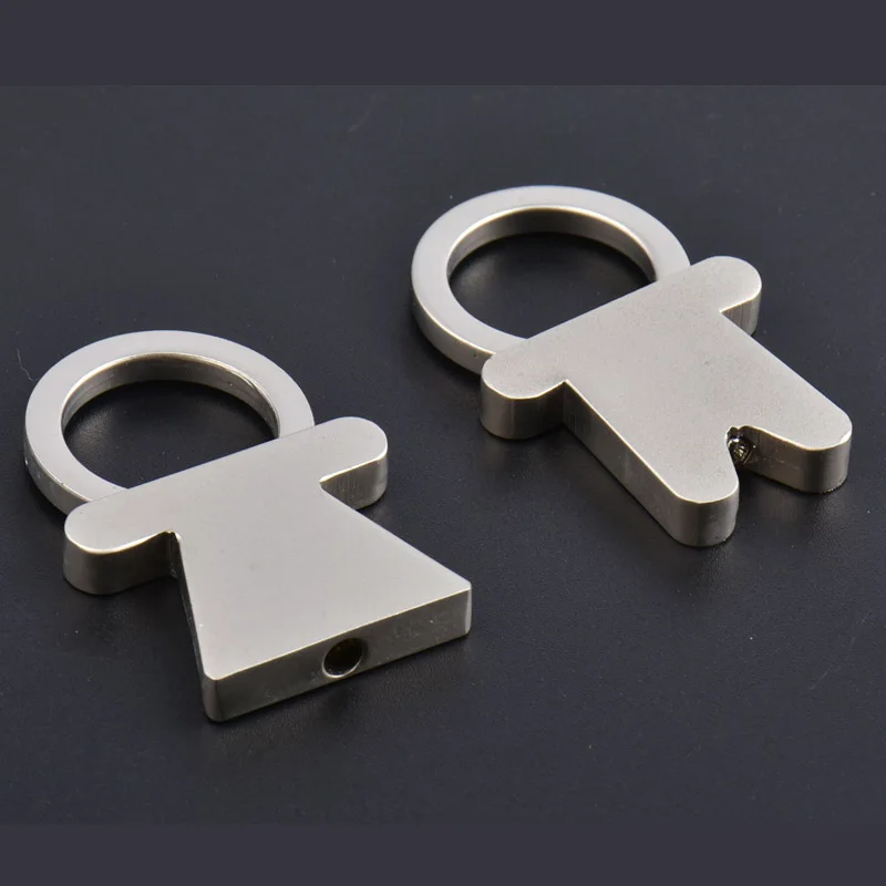 Manufacturer custom-made lovers key chain, zinc alloy valentine gifts.Action figure toy cartoon key chain