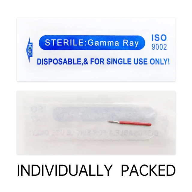 Supply Customized Supeior Quality Closed 5R Eyebrow Tattoo Needles Eyebrow Microblading Disposable Needles Microblading
