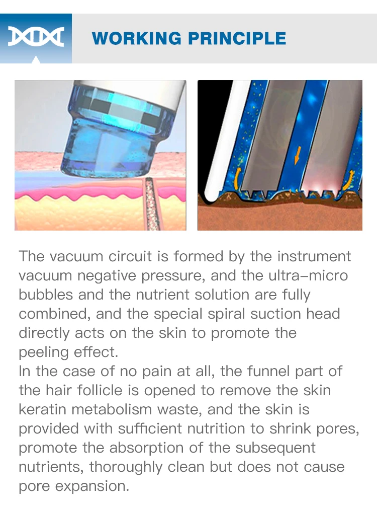 beauty trends 6 in 1 deep clear hydradermabrasion aqua facial vacuum blackhead oxygen jet peeling hydro salon equipment