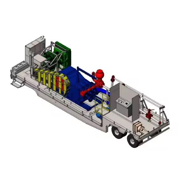 F1000 trailer-mounted mud pump for oilfield drilling rig