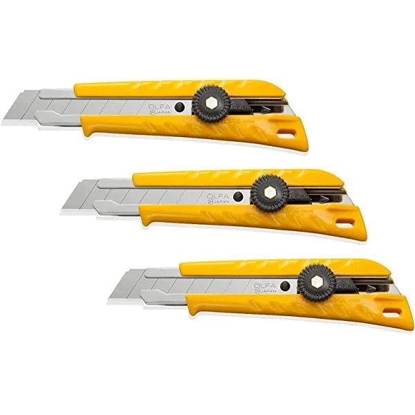 2024 new desgin 18*100mm Paper cutter knife Sharp high-carbon steel blade utility knife