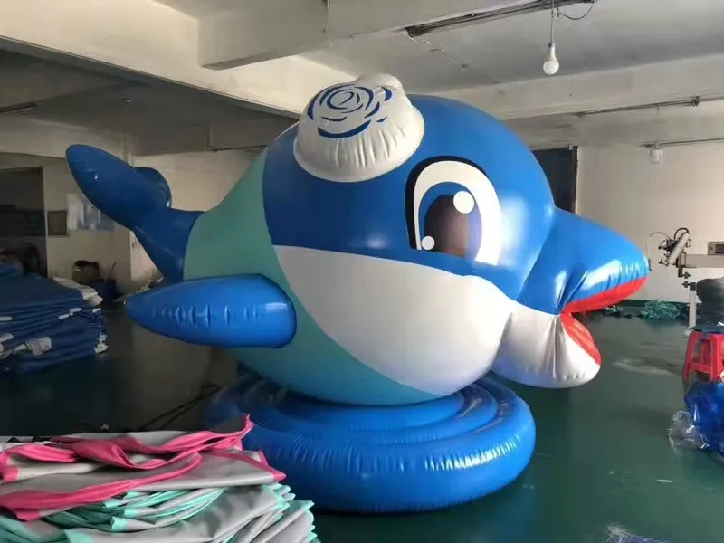 Advertising Inflatable cartoon cute big fish inflatable statue fish inflatable small animals fish for event decoration