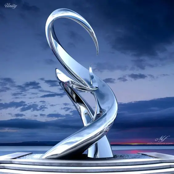 Home Decoration Model Plated Printed Die Cut Welded Engraving Custom Metal Sculpture Stainless Steel