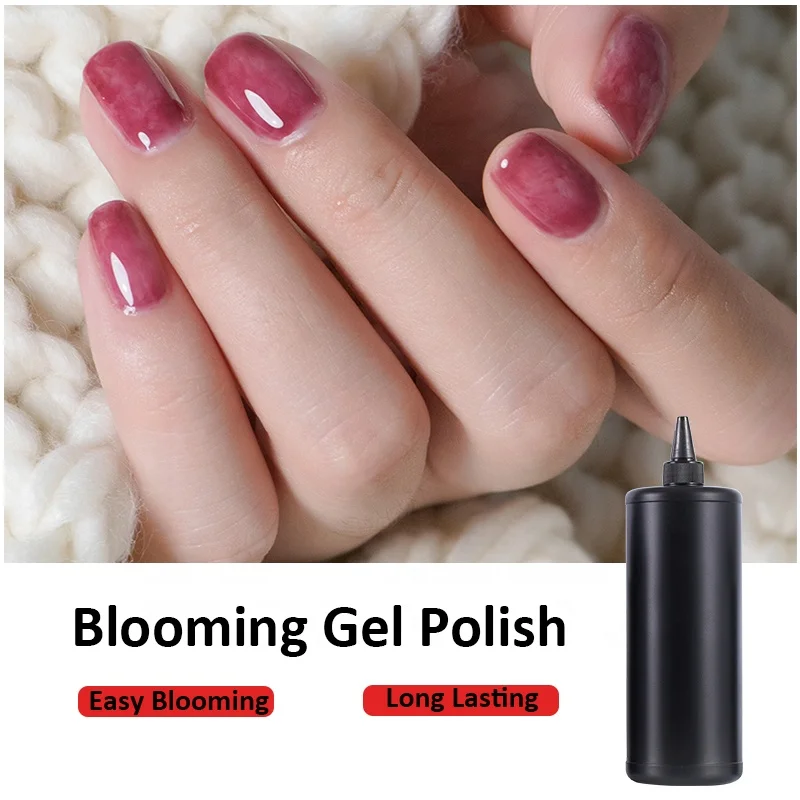 HEMA Free Clear Blooming Gel Nail Painting For Melting Flower Blossom With Free Sample
