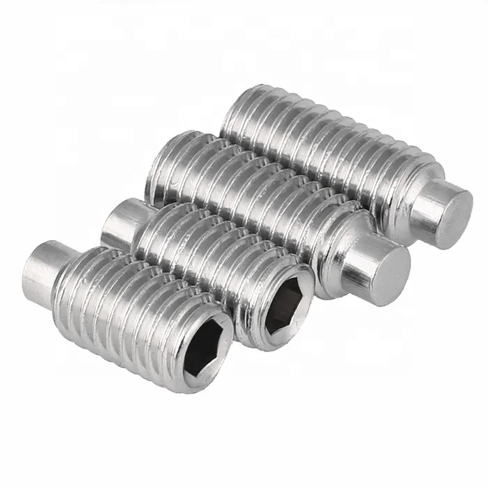 
DIN 915 SS Metric Hexagon socket set screws dog point 