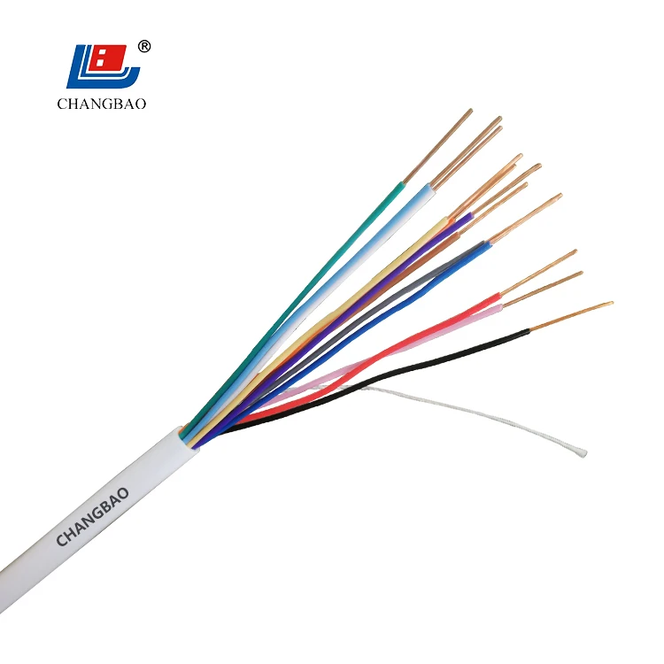 
CHANGBAO 12AWG / 16AWG / 18AWG / 22AWG Stranded Unshielded 2 / 4 / 6 / 8 / 12 / 20 Cores Security Alarm Cable 